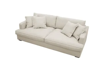 Rossita Lyx 2,5-sits Extra djup Soffa i Tyg - Beige - Products - Möbler - Soffa - 3 sits soffa
