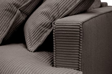 Rossita Lyx 3-sits Extra djup Soffa i Manchester - Brun - Products - Möbler - Soffa - 3 sits soffa