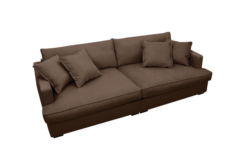 Rossita Lyx 3-sits Extra djup Soffa i Manchester - Mörkbrun - Products - Möbler - Soffa - 3 sits soffa