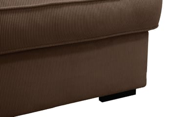 Rossita Lyx 3-sits Extra djup Soffa i Manchester - Mörkbrun - Products - Möbler - Soffa - 3 sits soffa