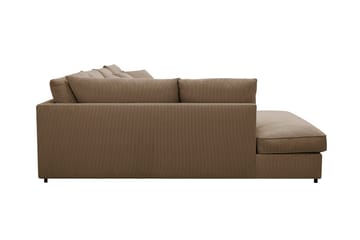 Rossita Lyx 5-sits Högervänd U-formad Extra djup Soffa med Divan och Schäslong i Manchester - Ljusbrun - Products - Möbler - Soffa - U-soffa