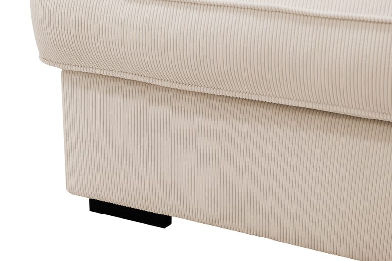 Rossita Lyx 5-sits Vänstervänd U-formad Extra djup Soffa med Divan och Schäslong i Manchester - Beige - Products - Möbler - Soffa - U-soffa