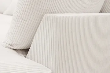 Rossita Lyx 5-sits Vänstervänd U-formad Extra djup Soffa med Divan och Schäslong i Manchester - Naturvit - Products - Möbler - Soffa - U-soffa