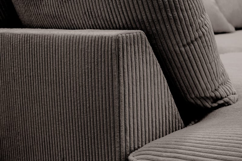 Rossita Lyx 6-sits Högervänd U-formad Extra djup Soffa med Divan och Schäslong i Manchester - Brun - Products - Möbler - Soffa - U-soffa