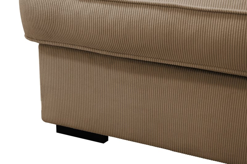 Rossita Lyx 6-sits Högervänd U-formad Extra djup Soffa med Divan och Schäslong i Manchester - Ljusbrun - Products - Möbler - Soffa - U-soffa