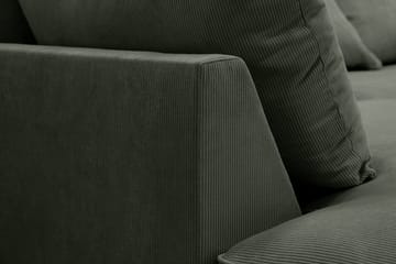 Rossita Lyx 6-sits Högervänd U-formad Extra djup Soffa med Divan och Schäslong i Manchester - Mörkgrön - Products - Möbler - Soffa - U-soffa