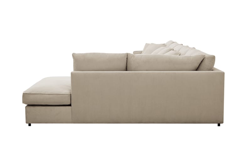 Rossita Lyx 6-sits Vänstervänd U-formad Extra djup Soffa med Divan och Schäslong i Manchester - Kräm - Products - Möbler - Soffa - U-soffa