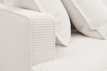 Rossita Lyx 6-sits Vänstervänd U-formad Extra djup Soffa med Divan och Schäslong i Manchester - Naturvit - Products - Möbler - Soffa - U-soffa