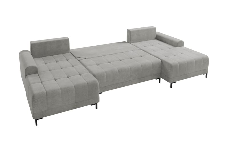 Vilshult Soffa Dubbeldivan 4-sits - Grå - Products - Möbler - Soffa - U-soffa