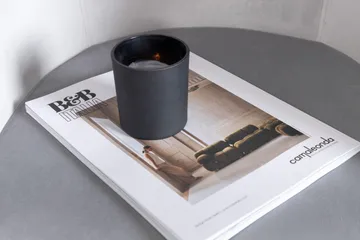 Berit Karmstol med Armstöd - Sammet/Grå/Svart - Products - Möbler - Fåtölj & stolar - Matstol & köksstol