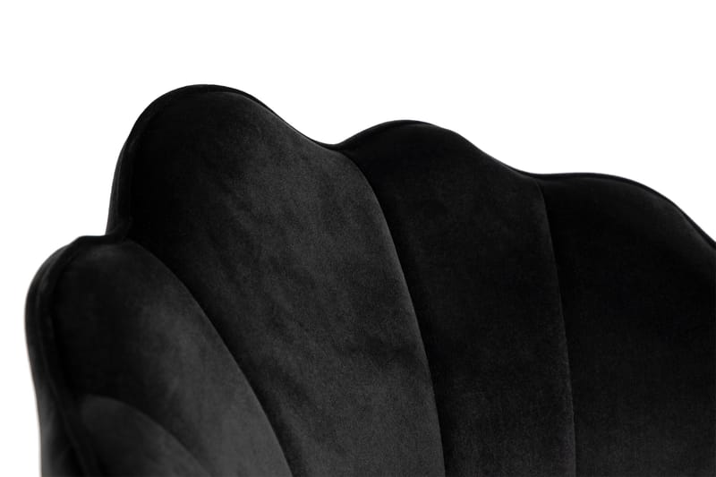 Broddhult Matstol - Svart / Metal / Sammet - Products - Möbler - Fåtölj & stolar - Matstol & köksstol