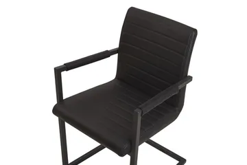 Buford Matstol 2-pack - Konstläder/Svart - Products - Möbler - Fåtölj & stolar - Karmstol