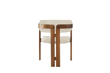 Dellon Karmstol - Ljusgrå/Valnöt - Products - Möbler - Fåtölj & stolar - Karmstol