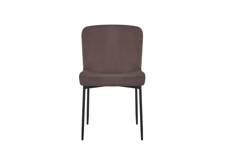Elsie Matstol Sammet - Brun - Products - Möbler - Fåtölj & stolar - Matstol & köksstol