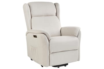 Elektrisk reclinerfåtölj Elegy - Vit - Products - Möbler - Fåtölj & stolar - Fåtölj - Biofåtölj & reclinerfåtölj