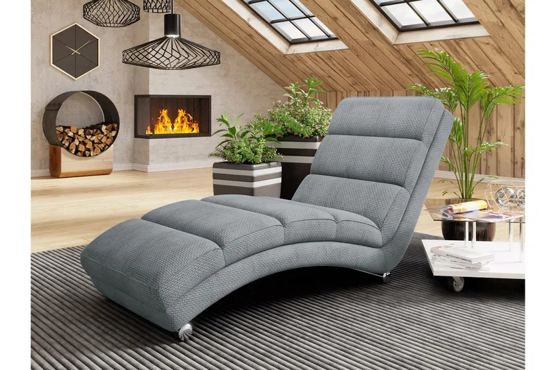 Regalado Liggfåtölj - Grå - Products - Möbler - Fåtölj & stolar - Fåtölj - Liggfåtölj