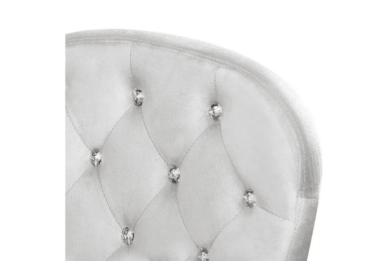 Kontorsstol med kristaller Princess Grå/Silver/Svart - Grå/Silver/Svart - Products - Möbler - Fåtölj & stolar - Kontorsstol & skrivbordsstol