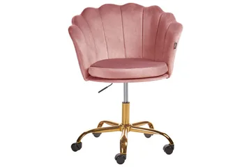 Kontorsstol Monticello Rosa/guld/svart - Rosa/guld/svart - Products - Möbler - Fåtölj & stolar - Kontorsstol & skrivbordsstol