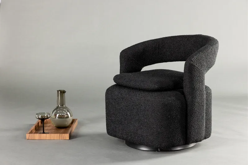 Laurel Fåtölj - Svart - Products - Möbler - Fåtölj & stolar - Fåtölj