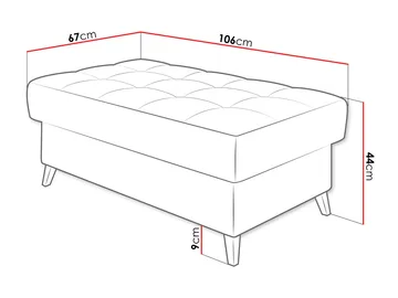 Amshyttan Fotpall 106 cm - Products - Möbler - Fåtölj & stolar - Pall & puff - Sittpuff