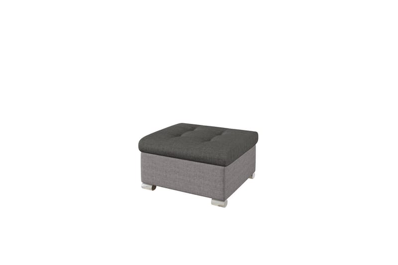 Dynir Fotpall 68 cm - Ljusgrå/Mörkgrå - Products - Möbler - Fåtölj & stolar - Pall & puff - Fotpallar