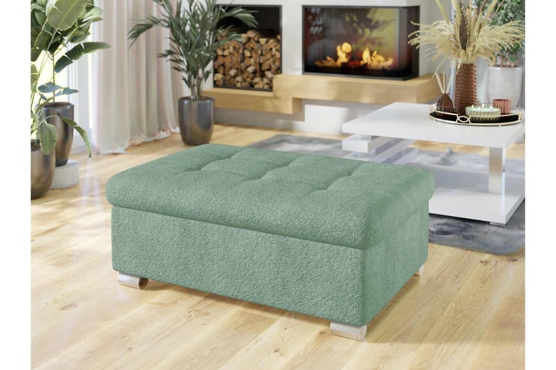 Dynir Fotpall 70 cm - Grön - Products - Möbler - Fåtölj & stolar - Pall & puff - Fotpallar