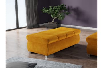 Gamal Fotpall 60 cm - Gul - Products - Möbler - Fåtölj & stolar - Pall & puff - Fotpallar