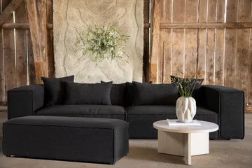 Gillholmen Fotpall - Svart - Products - Möbler - Fåtölj & stolar - Pall & puff - Fotpallar