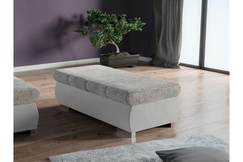 Kintore Fotpall 60 cm Ljusgrå - Products - Möbler - Fåtölj & stolar - Pall & puff - Fotpallar