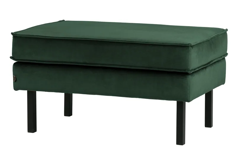 Lissbon Fotpall Sammet, Grön