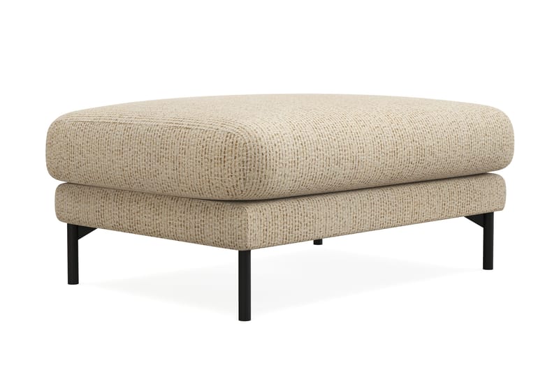 Menard Premium Fotpall i Chenille - Beige - Products - Möbler - Fåtölj & stolar - Pall & puff - Fotpallar