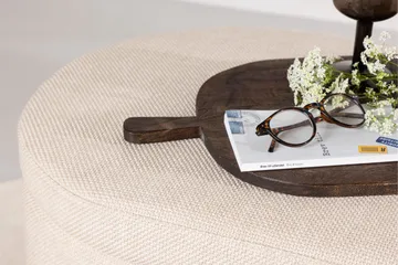 Potenza Fotpall - Offwhite - Products - Möbler - Fåtölj & stolar - Pall & puff - Fotpallar