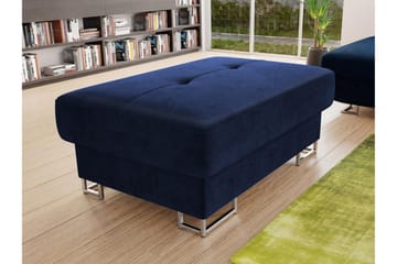 Reginia Fotpall 104 cm - Blå - Products - Möbler - Fåtölj & stolar - Pall & puff - Fotpallar