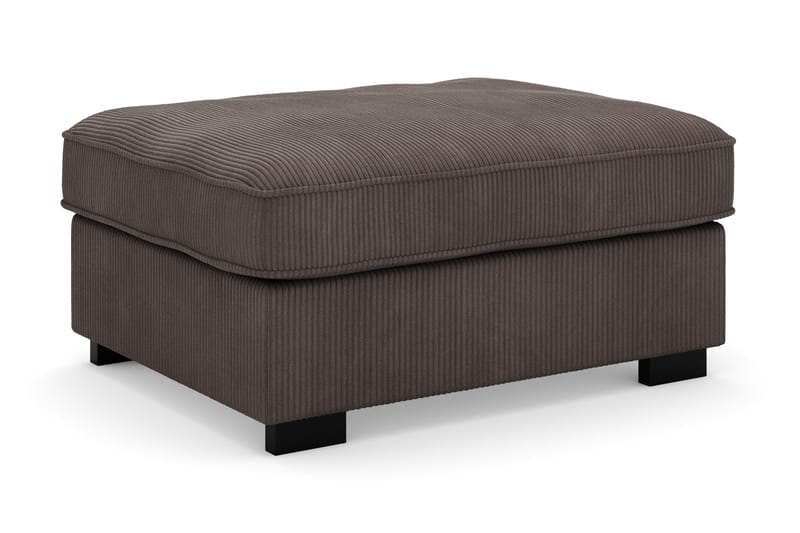 Rossita Fotpall i Manchester - Taupe - Products - Möbler - Fåtölj & stolar - Pall & puff - Fotpallar