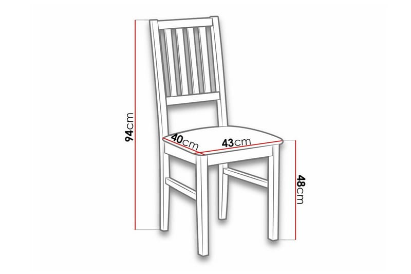 Patrickswell Matstol Black/Brown - Products - Möbler - Fåtölj & stolar - Matstol & köksstol