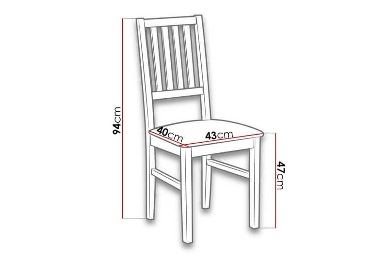 Patrickswell Matstol - Brun - Products - Möbler - Fåtölj & stolar - Matstol & köksstol