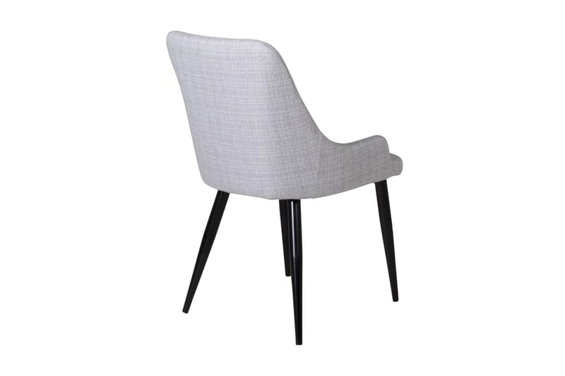 Plaza Matstol - Grå/Svart - Products - Möbler - Fåtölj & stolar - Matstol & köksstol