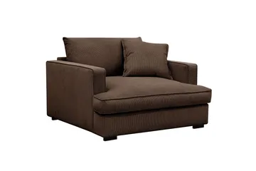 Rossita lyx Extra djup Fåtölj - Brun Manchester - Products - Möbler - Fåtölj & stolar - Fåtölj