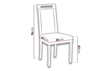 Rowden Matstol - Grön - Products - Möbler - Fåtölj & stolar - Matstol & köksstol