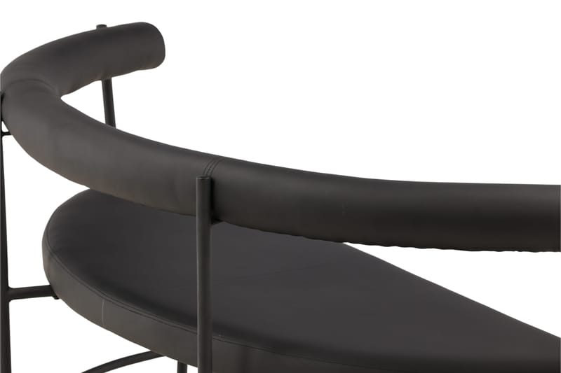 Stallhagen x Josefin Lustig Sittbänk 165 cm - Svart - Products - Möbler - Fåtölj & stolar - Sittbänk - Bänk med ryggstöd