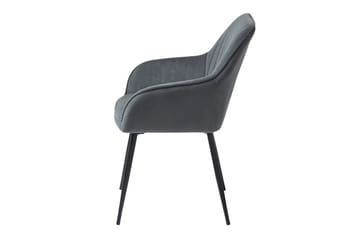 Sonal Matstol - Mörkgrå - Products - Möbler - Fåtölj & stolar - Karmstol