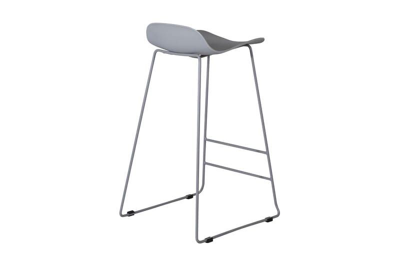 Wave Barstol - Grå/Grå - Products - Möbler - Fåtölj & stolar - Barstol & barpall