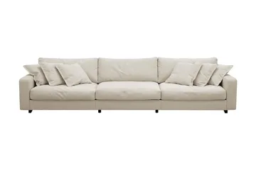 Valencia Extra Djup 5-sits Soffa i Chenille, Beige