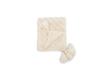 Katlyn Pläd 130x170 cm - Vit - Products - Textil & mattor - Filt & pläd