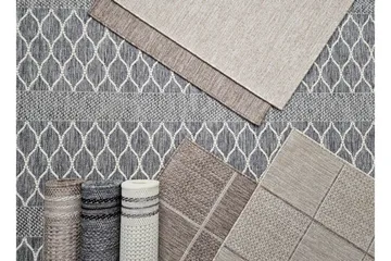 Madrid Flatvävd Matta 200x285 cm - Antracit - Products - Textil & mattor - Matta - Flatvävd matta