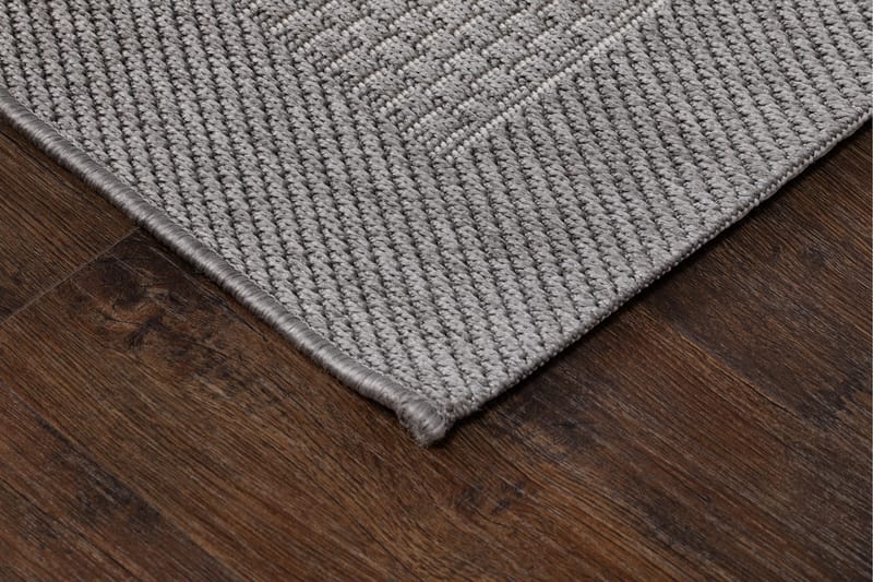 Miami Flatvävd Matta 133x190 cm - Grå - Products - Textil & mattor - Matta - Flatvävd matta