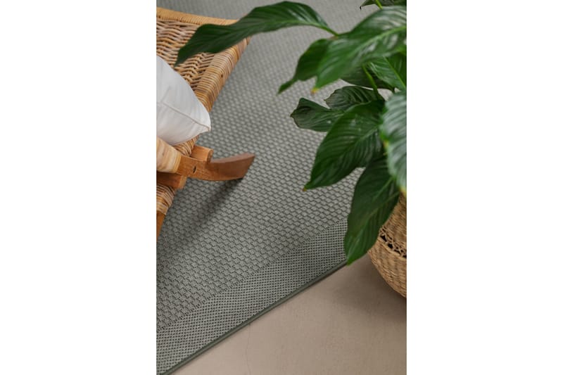 Miami Flatvävd Matta 80x250 cm - Grön - Products - Textil & mattor - Matta - Små mattor