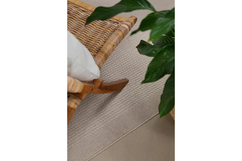 Miami Flatvävd Matta Fyrkantig 200x200 cm - Natur - Products - Textil & mattor - Matta - Små mattor