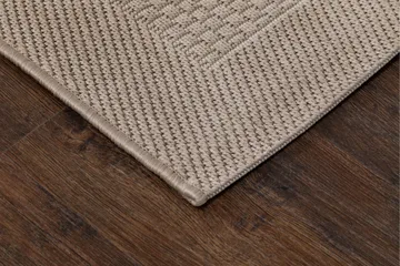 Miami Flatvävd Matta Fyrkantig 200x200 cm - Natur - Products - Textil & mattor - Matta - Små mattor