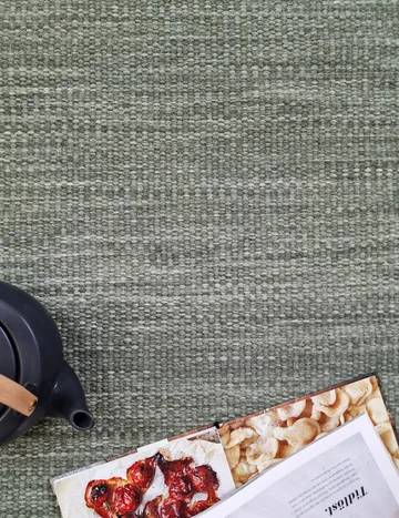 Birka Ullmatta Rektangulär 75x150 cm - Sammetsgrön - Products - Textil & mattor - Matta - Modern matta - Ullmatta